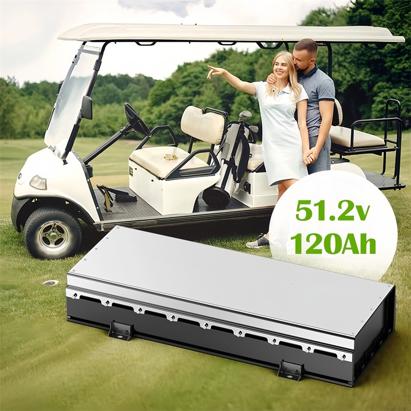 51.2V 120AH Golfkar Lithium -batterij